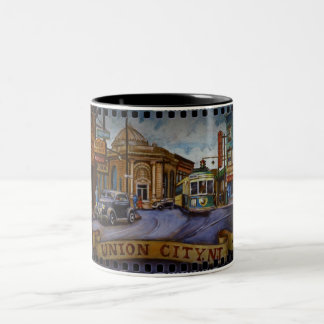 2 Couleurs Tasse de la ville NJ des syndicats