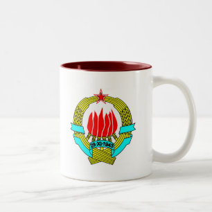2 Couleurs Tasse de la Yougoslavie