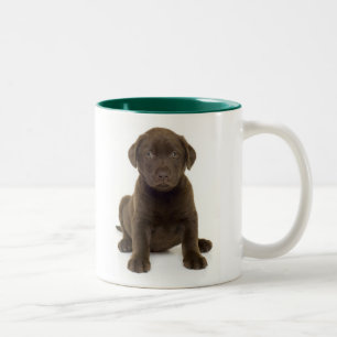2 Couleurs Tasse de Labrador de chocolat