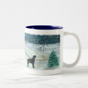 2 Couleurs Tasse de Labrador d'hiver