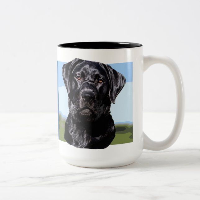 2 Couleurs Tasse de labrador retriever (Droit)