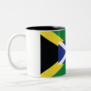 2 Couleurs Tasse de l'Ecosse/de Jamaïque