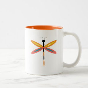 2 Couleurs Tasse de libellule