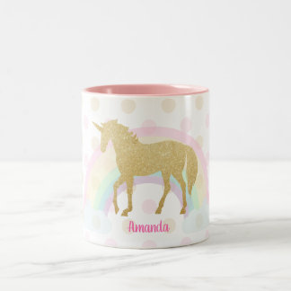 2 Couleurs Tasse de licorne, tasse de licorne de parties