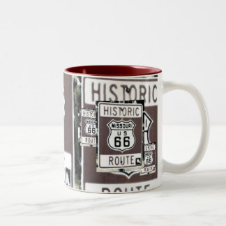 2 Couleurs Tasse de l'itinéraire 66