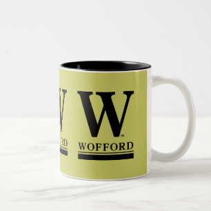 2 Couleurs Tasse de logo de Wofford