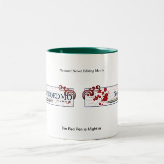 2 Couleurs Tasse de logo d'EdMo