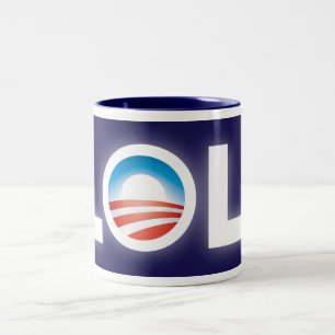 2 Couleurs Tasse de LOL Obama