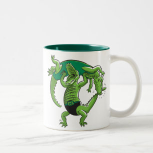2 Couleurs Tasse de lutte d'alligator