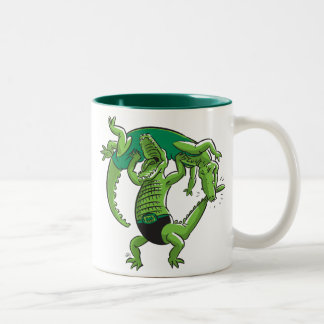 2 Couleurs Tasse de lutte d'alligator