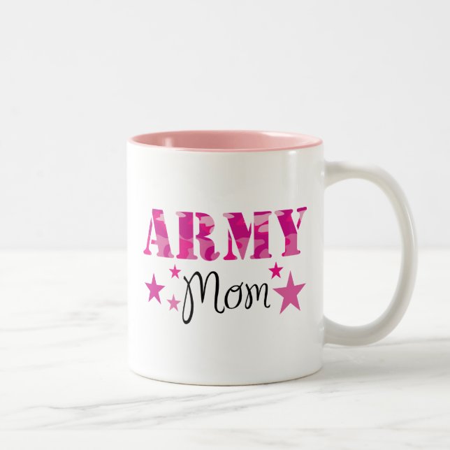 2 Couleurs Tasse de maman d'armée (Droit)