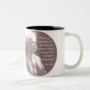 2 Couleurs Tasse de Mark Twain Berlin