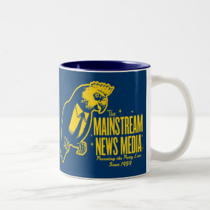 2 Couleurs Tasse de médias de courant principal