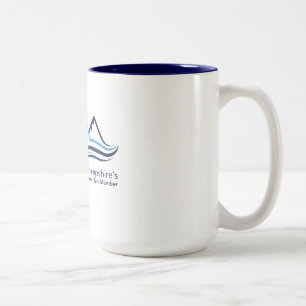 2 Couleurs Tasse de membre du club du titre de bas de page du