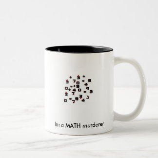 2 Couleurs Tasse de meurtrier de maths