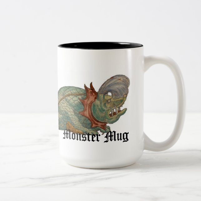 2 Couleurs Tasse de monstre (Droit)
