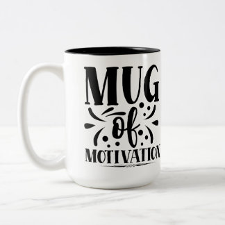 2 Couleurs Tasse de motivation, tasse de café citation drôle