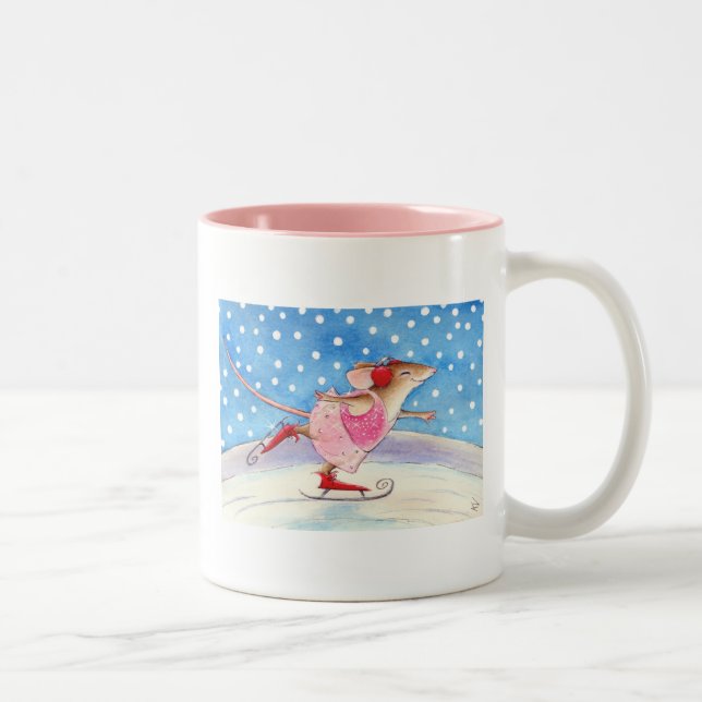 2 Couleurs Tasse de mousie de patinage artistique (Droit)