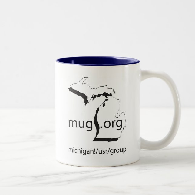 2 Couleurs Tasse de MUGorg (Droit)