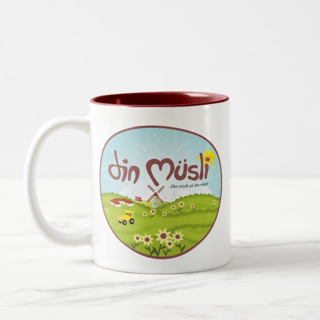 2 Couleurs Tasse de Musli de vacarme (Gauche)