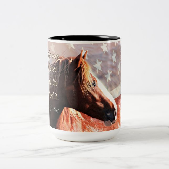 2 Couleurs Tasse de MustangWILD (Centre)