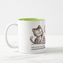 Tasse de naissance personnalisée pour filles avec