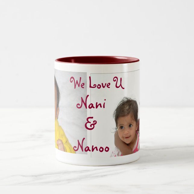 2 Couleurs Tasse de Nani et de Nanoo (Centre)