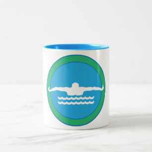 2 Couleurs Tasse de natation