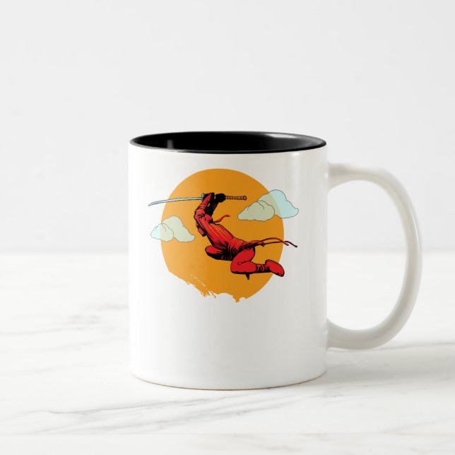 2 Couleurs Tasse de Ninja (Droit)