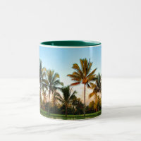 Tasse de palmiers