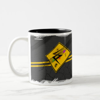 2 Couleurs Tasse de panneau routier de Sc