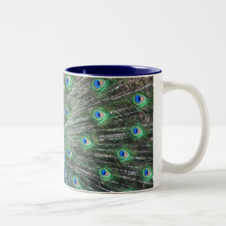 2 Couleurs Tasse de paon