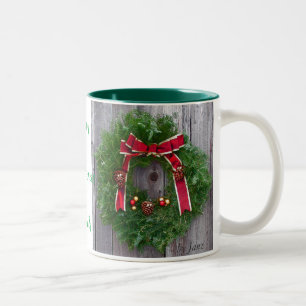 2 Couleurs Tasse de papa de Joyeux Noël