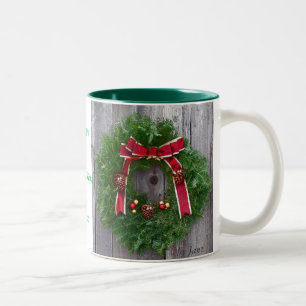 2 Couleurs Tasse de papa de Joyeux Noël