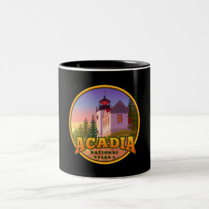 2 Couleurs Tasse de parc national d'Acadia