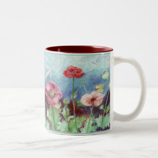 2 Couleurs Tasse de pavot