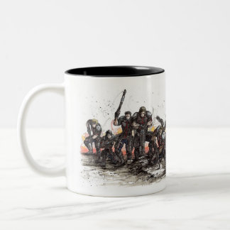 2 Couleurs Tasse de peloton d'enfer