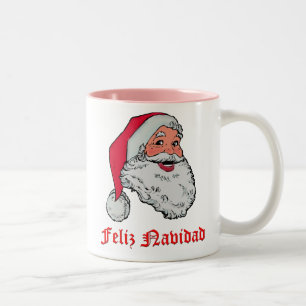 2 Couleurs Tasse de Père Noël d'Espagnol