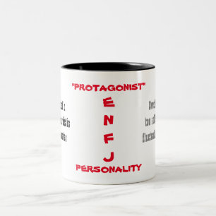2 Couleurs Tasse de personnalité d'ENFJ