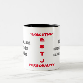 2 Couleurs Tasse de personnalité d'ESTJ