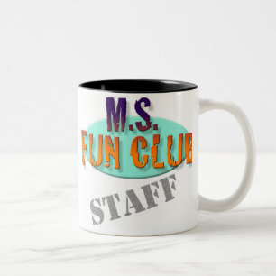 2 Couleurs Tasse de personnel de club d'amusement de