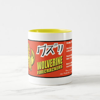 2 Couleurs Tasse de pétard de Kuzuri (Wolverine)
