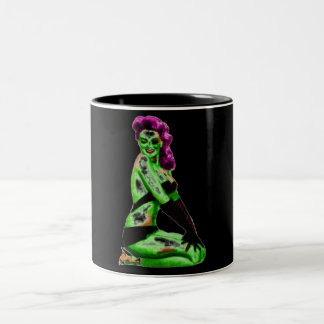 2 Couleurs Tasse de pin-up de zombi