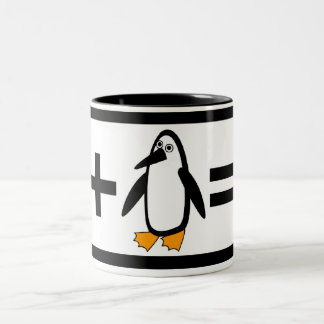 2 Couleurs Tasse de pingouin de Ninja