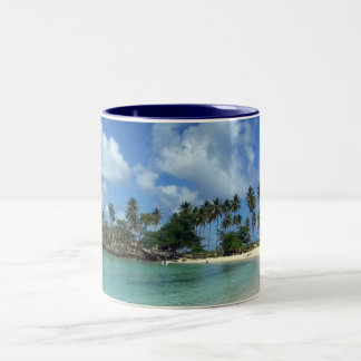 2 Couleurs Tasse de plage de la République Dominicaine