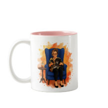Tasse de Podcast 'Café Glacé, un Furbaby & un Livr