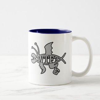 2 Couleurs Tasse de poissons de WTF
