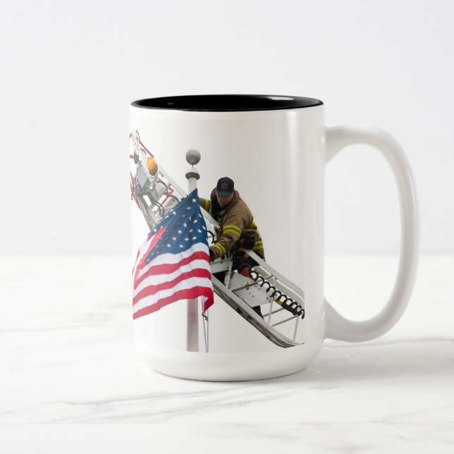 2 Couleurs Tasse de pompier (Droit)