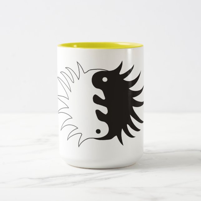 2 Couleurs Tasse de Porc Yang de Joe (Centre)