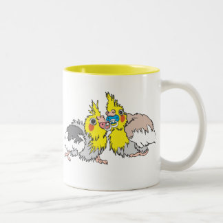 2 Couleurs Tasse de poussin de Cockatiel